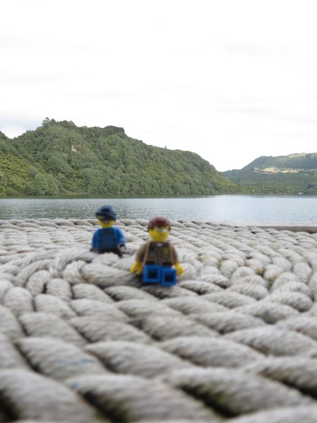 Mucho cuidado...no vaya a ser que avienten las cuerdas!