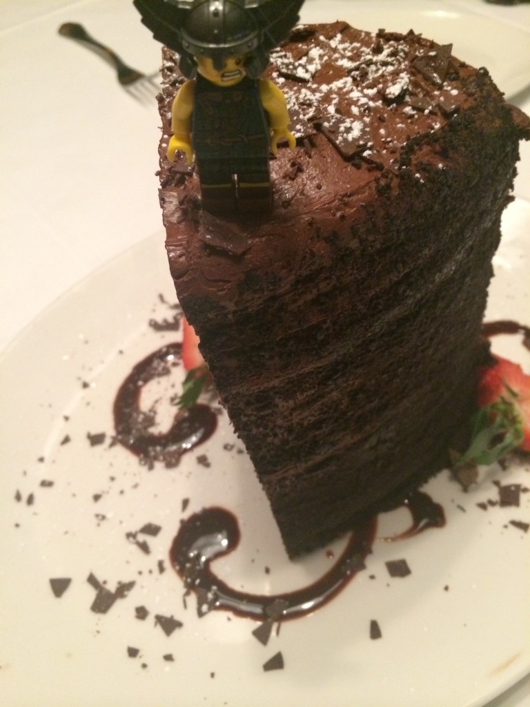 Pastel gigante de Chocolate