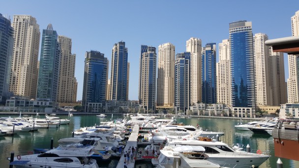 Vista de la Marina de Dubai